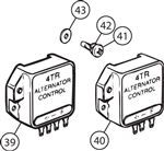 Triumph TR5-250 External Regulator for 15 AC Type Alternator - 6 Cylinder