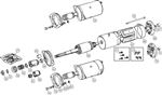 Triumph TR250 Starter Motors - Early Lucas 25022 and 25079 - 6 Cylinder