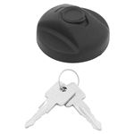 Fuel Filler Cap Black Plastic Locking - GSS196B