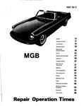 Repair Times - MGB Rubber Bumper - 1975-1980 - HAC52CGR - OTP