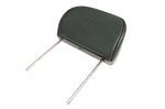 Head Restraint - Front - Full Leather Factory Fitted Option - Ash Grey/Green Face - HAH103170RQN - Genuine MG Rover