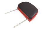 Head Restraint - Front - Full Leather Option - Tartan Red/Black Face - HAH103610WDS - Genuine MG Rover