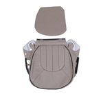Cover assembly-front seat cushion - RH - leather - Sandstone Beige/Ash Grey piping - HCA000850WCD - Genuine MG Rover