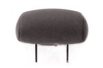 Headrest-rear seat adjustable bolster - Black - outer - Axis and Tuscany - with piping - Connoisseur - HLH001230LRI - Genuine MG Rover
