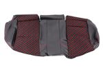 Cover assembly-rear seat fixed bench cushion - Green - Matrix - Ash Red - HPA000630WSB - Genuine MG Rover