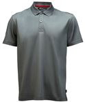 Mens Polo Shirt - Grey Mercerized - Jaguar Collection
