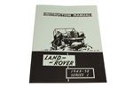 Owners Handbook Series 1 1948-58 - LL1040 - Brooklands