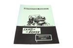 Owners Handbook Series I and II Diesel - LL1041 - Brooklands