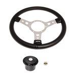Steering Wheel Kit 14" Vinyl Semi Dish Polished Centre - LL1119P36 - Mountney