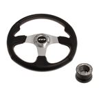 Steering Wheel Kit 340mm M Range Semi Dish Polished - LL1121MP36 - Mountney