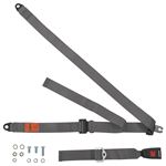 Rear Seat Belt Kit Static Grey 3-Point - LL1317GREY - Securon