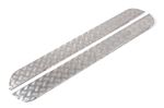 Chequer Sill Protectors - 3 Inch Deep - 3mm Aluminium (pair) - LL1338PSWB - Aftermarket