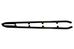 Side Protection Bars (pair) Black 2mtrs - LL1612L - Aftermarket