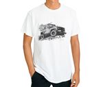 Defender 90 Extreme - T Shirt in Black and White - LL1878TSTYLE
