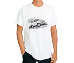 Defender 90 Yachting LE 2011on - T Shirt in Black and White - LL2100TSTYLE