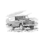 Series 2 Hard Top LWB Personalised Portrait in Black and White - LL2100COL