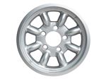 Alloy Wheel (single) 8" x 18" Silver - LL2109SIL - Minilite