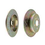 Brake Disc Rear Performance (pair) Solid 302mm - LR001018URBP - Britpart