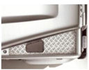 Chequer Plate Wing Top Pair Silver - LR005230 - Genuine