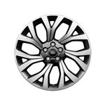 Alloy Wheel 9.5 x 21 Flute Light Grey Diamond Turned - LR098798 - Genuine