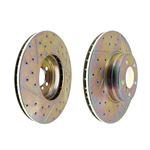 Brake Disc Front (Pair) Uprated Vented 344mm - SDB500182URBP - Britpart