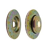 Brake Disc Rear Performance (pair) Vented- LR189042BPUR - Britpart