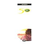 Owners Handbook - Defender V8I 50Th - 1998 - LRL0180ENGGR - OTP