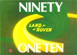 Drivers Handbook - Land Rover 90 110 - 1984-1988 - LSM0054HBGR - OTP