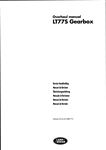 Overhaul Manual - LT77 S Gearbox - 1989-1999 - LZA0MEN77AGR - OTP