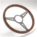 Steering Wheel 15" Wood Dished Thick Grip - MK315DTG - Moto-Lita