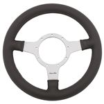 Steering Wheel - 12" Leather - Flat - MK412FP - Moto-Lita