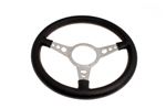 Steering Wheel 14" Leather Rim Dished - MK414D - Moto Lita