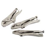 Locking Pliers Set Mole Grips (3 piece) - MTR141403 - Sealey