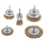 Wire Brush Set (5 piece) - MTR191206 - Sealey