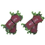 Brake Pad Set Rear Green Stuff (251mm disc) - MXV1273G (901-585) - EBC