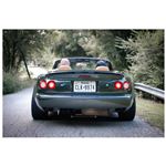 Rear Panel Quad Led USA/Import Plate Fibreglass 1989-97 - MXVCM045F - Carbon Miata