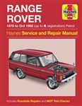 Haynes Workshop Manual - Range Rover V8 Petrol (70-Oct 92) up to K - RA1007
