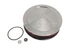 14 inch Pancake Air Filter Assembly Recessed - 3 inch Deep - RA1397 - K&N