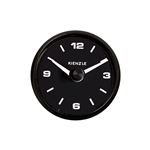 Clock 52mm Round Black Analogue - RA2174