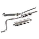 Stainless Steel Exhaust System With Large Bore Tailpipe - RB7015LB