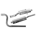Stainless Steel Sports Exhaust System - Less Manifold - RB7049
