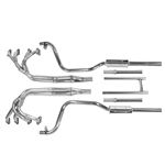Stainless Steel Exhaust System Including Manifolds - H Pipe - 2 Box - RB7264