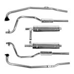 Stainless Steel Exhaust System - Original TR8 - Non Cat - 4 Box - RB7294