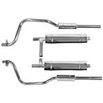 Stainless Steel Exhaust Part System - 4 Box - Less Downpipes - RB7312