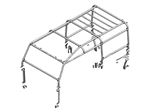 Roll Cage 110" 6 Point Full External - RBL2427SSS
