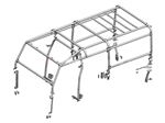 Roll Cage 130" 8 Point External/Internal - RBL2497SSS - Safety Devices