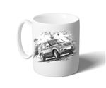 Discovery 4 - HSE 2009 On Mug - Black & White with Reg - RD1029BWMUG