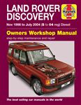 Workshop Manual Discovery TD5 98-04 (S to 04) - RD1201 - Haynes