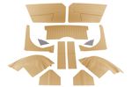 Interior Trim Kit - Biscuit Vinyl with White Piping - RF4054BISCUIT