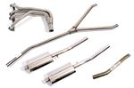 Phoenix Stainless Steel Sports Full Exhaust System Inc Manifold - Twin Exit - TR4A - RF4077